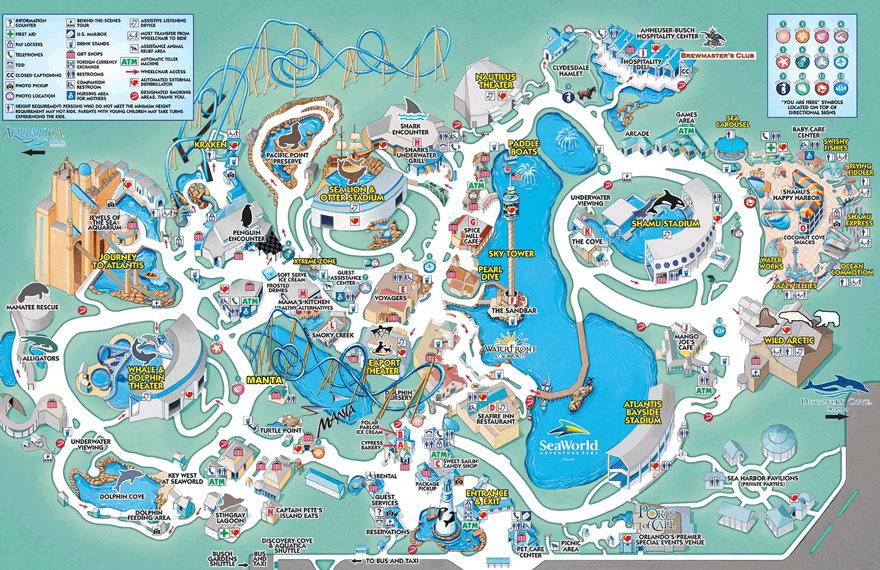 Map Of Seaworld Orlando Pdf