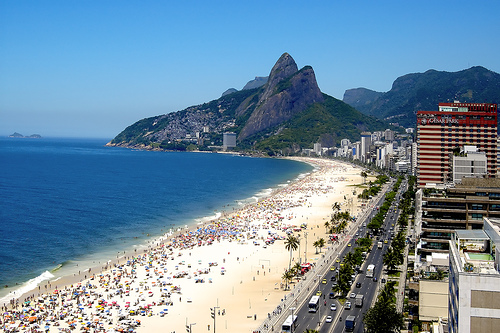 Ipanema Beach Beautiful Place In Rio de Janeiro, Brazil