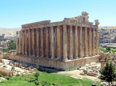 Baalbek A Famous Archaeological Site In Lebanon