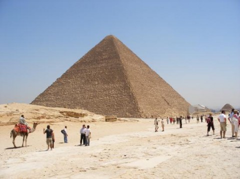 Cairo Pyramids tourists