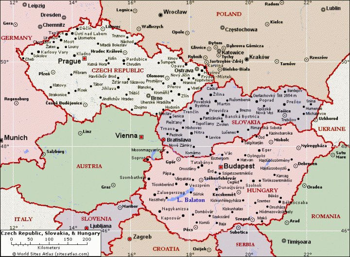 Bratislava Slovakia Map