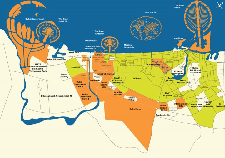 Dubai-Map