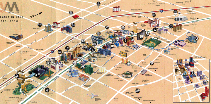 Las-Vegas-Tourist- Strip-Map