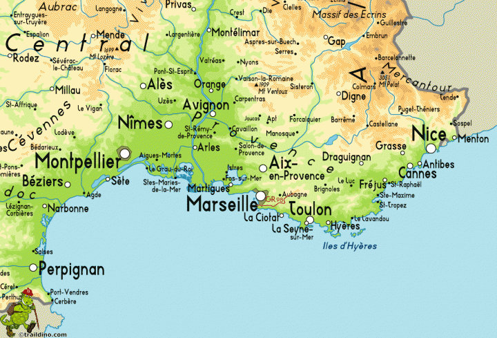 Marseille map