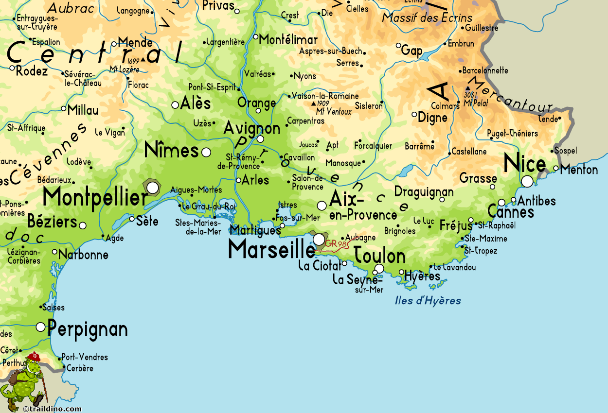 Marseille Map 