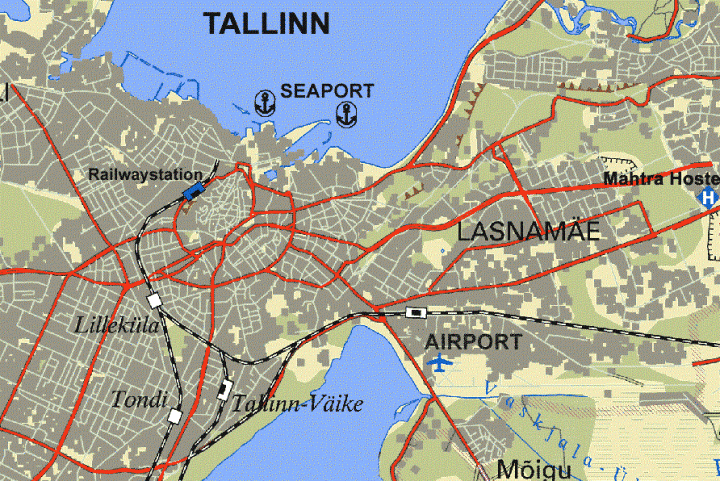 Tallinn estonia map